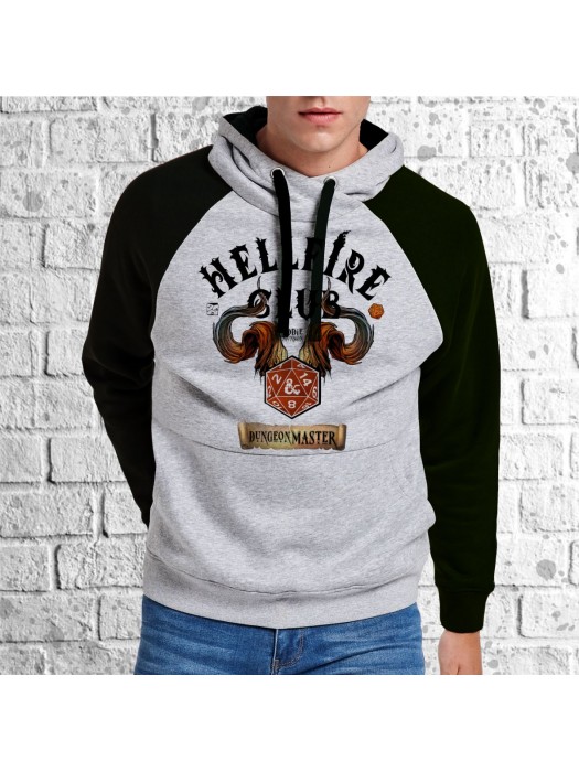 Суитчър двуцветен STRANGER THINGS S4 - Hellfire Club Dungeon Master